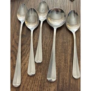 Rogers Jefferson Manor Stainless Mixed Spoon Lot of 5 Korea